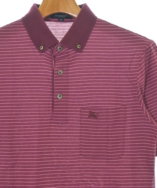 BURBERRY（バーバリー）ポロシャツ 赤 サイズ:M メンズ/2200704640023