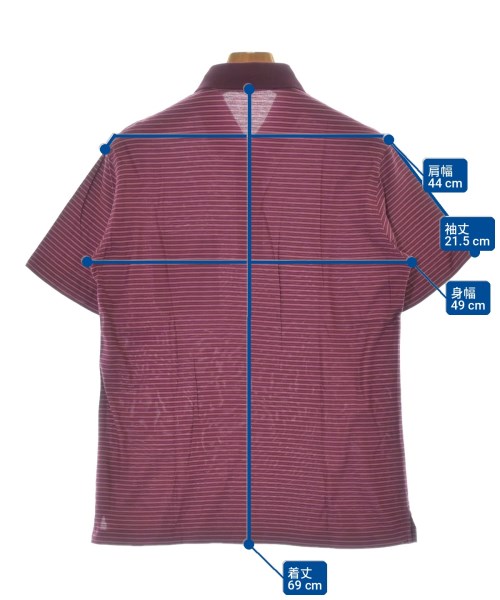 BURBERRY（バーバリー）ポロシャツ 赤 サイズ:M メンズ/2200704640023