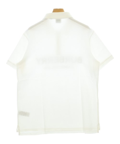 BURBERRY（バーバリー）ポロシャツ 白 サイズ:L メンズ/2200708218037