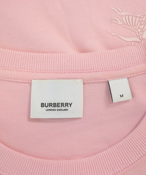 BURBERRY（バーバリー）Tシャツ・カットソー ピンク サイズ:M メンズ/2200707173047