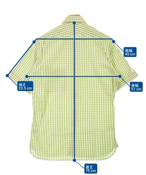 BURBERRY（バーバリー）カジュアルシャツ 緑 サイズ:S メンズ/2200708518076