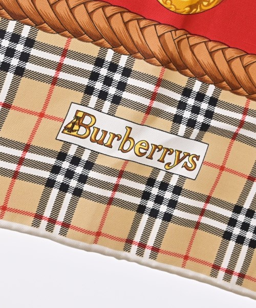 BURBERRY（バーバリー）バンダナ・スカーフ 赤 サイズ:- レディース/2200709908104