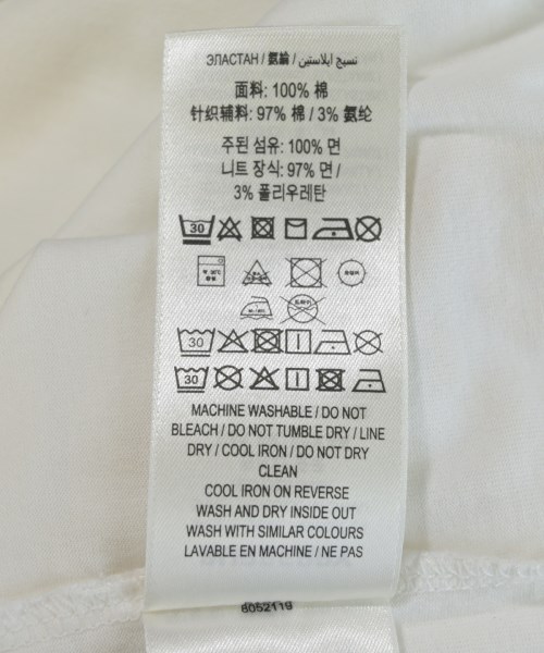BURBERRY（バーバリー）Tシャツ・カットソー 白 サイズ:L メンズ/2200708820049