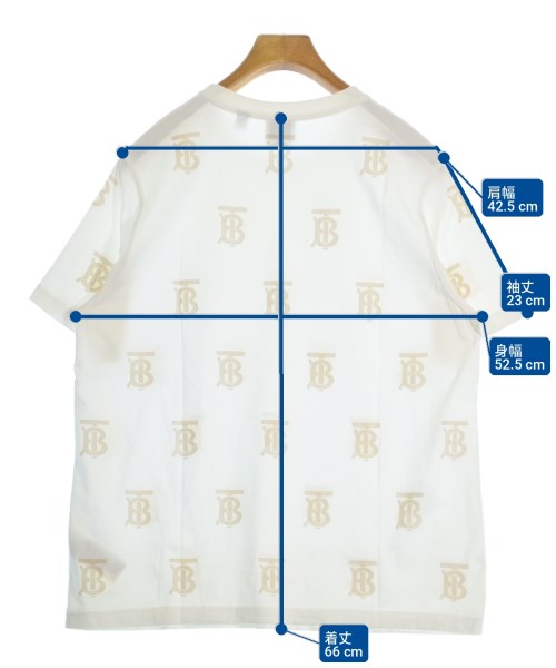 BURBERRY（バーバリー）Tシャツ・カットソー 白 サイズ:L メンズ/2200708820049