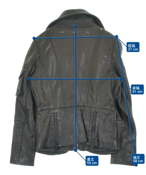 BURBERRY（バーバリー）ライダース 茶 サイズ:36(XS位) レディース/2200710122032