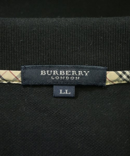 BURBERRY（バーバリー）ポロシャツ 黒 サイズ:LL(XL位) メンズ/2200658863448