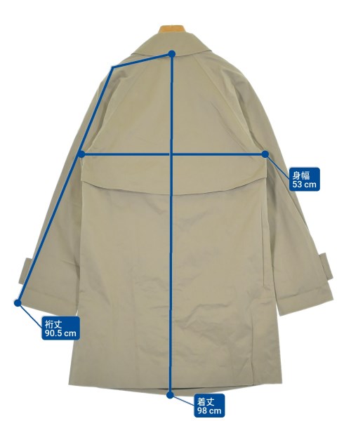 BURBERRY（バーバリー）ステンカラーコート ベージュ サイズ:XS メンズ/2200663230020