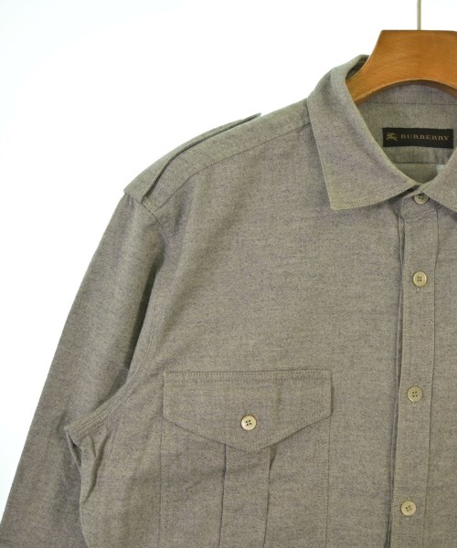 BURBERRY（バーバリー）カジュアルシャツ グレー サイズ:17(XXL位) メンズ/2200663311057