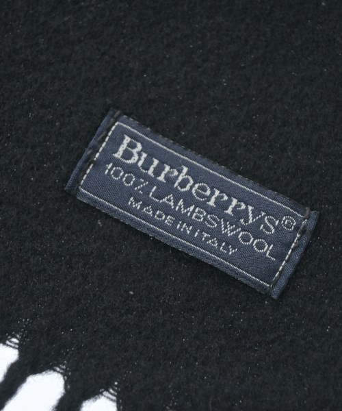 BURBERRY（バーバリー）マフラー 黒 サイズ:- メンズ/2200660438092
