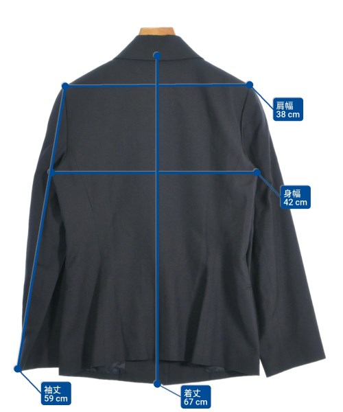 BURBERRY（バーバリー）テーラードジャケット 紺 サイズ:38(S位) レディース/2200665107054