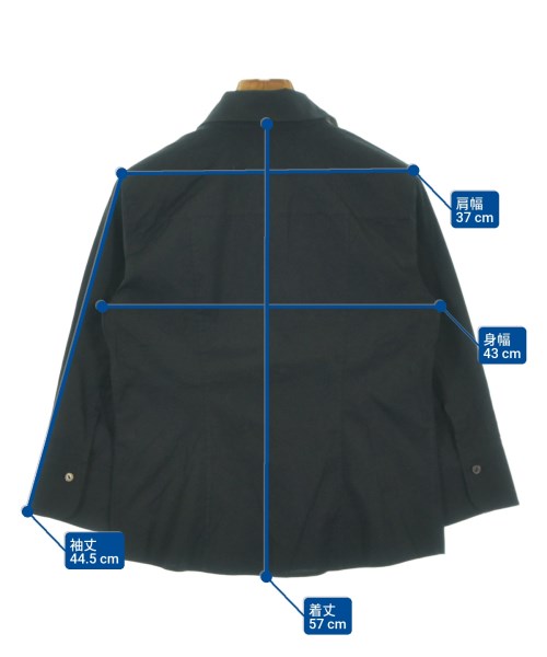 BURBERRY（バーバリー）カジュアルシャツ 黒 サイズ:38(S位) レディース/2200661563038