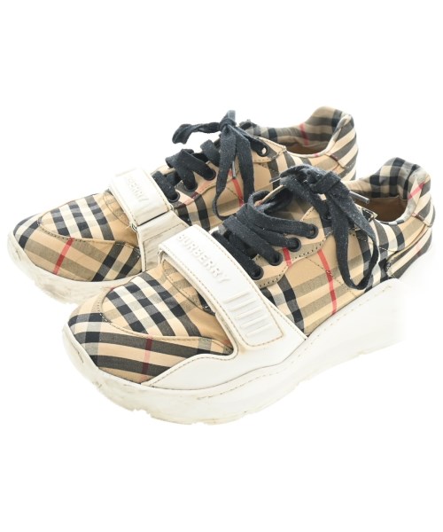 BURBERRY(バーバリー)スニーカー ベージュ サイズ:EU41(26cm位)/2200665474071
