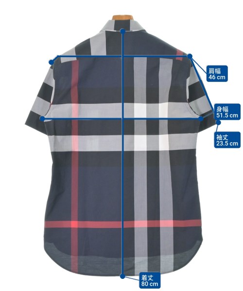 BURBERRY（バーバリー）カジュアルシャツ 紺 サイズ:M メンズ/2200663407217