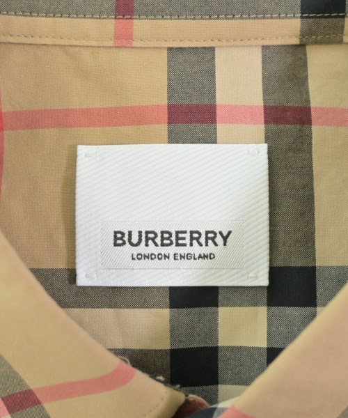 BURBERRY（バーバリー）カジュアルシャツ ベージュ サイズ:M メンズ/2200663407224