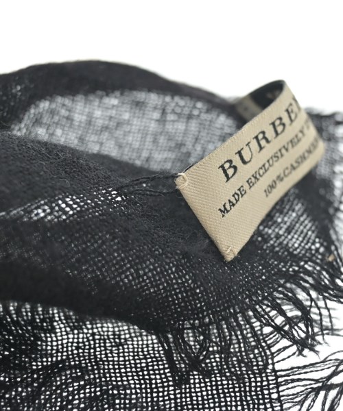 BURBERRY（バーバリー）マフラー 黒 サイズ:- メンズ/2200665944192