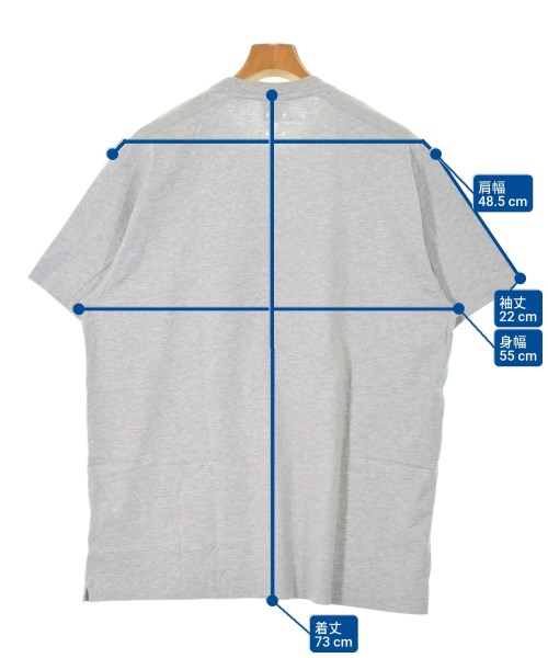 BURBERRY（バーバリー）Tシャツ・カットソー グレー サイズ:M メンズ/2200666856074