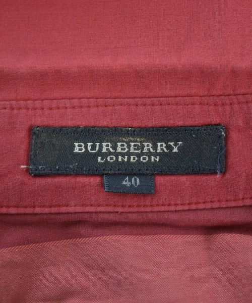BURBERRY（バーバリー）カジュアルシャツ 赤 サイズ:40(M位) レディース/2200663782123
