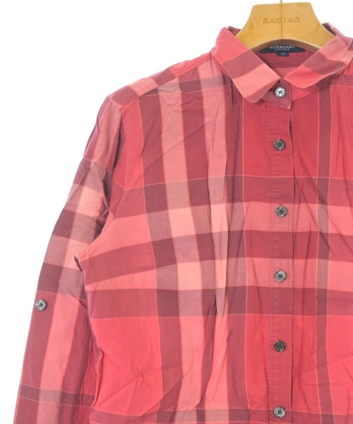 BURBERRY（バーバリー）カジュアルシャツ 赤 サイズ:40(M位) レディース/2200663782123