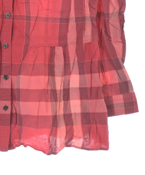 BURBERRY（バーバリー）カジュアルシャツ 赤 サイズ:40(M位) レディース/2200663782123