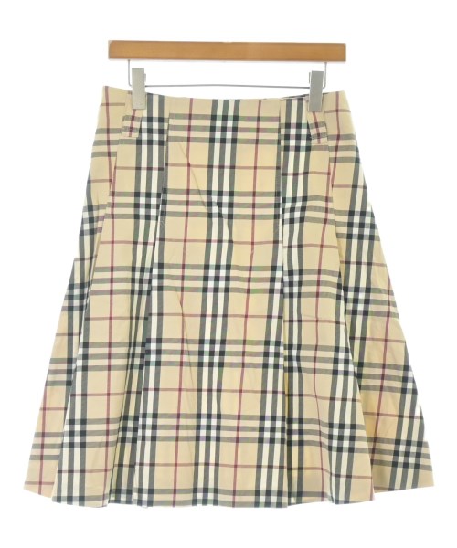 BURBERRY（バーバリー）ひざ丈スカート ベージュ サイズ:6(XS位) レディース/2200663782246