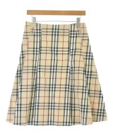 BURBERRY（バーバリー）ひざ丈スカート ベージュ サイズ:6(XS位) レディース/2200663782246