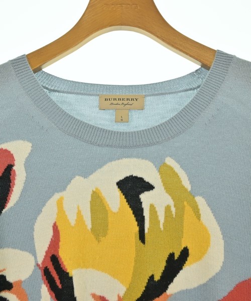 BURBERRY（バーバリー）ニット・セーター 青 サイズ:L レディース/2200667870154