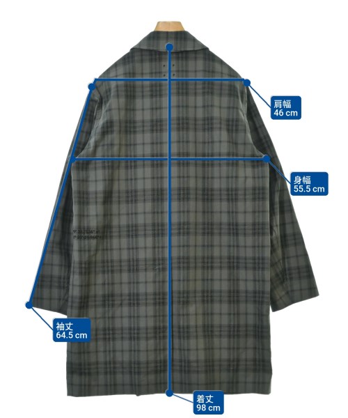 BURBERRY（バーバリー）ステンカラーコート グレー サイズ:S メンズ/2200670057115