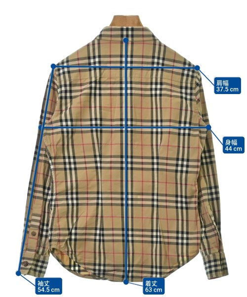BURBERRY（バーバリー）カジュアルシャツ ベージュ サイズ:36(XS位) レディース/2200670307173