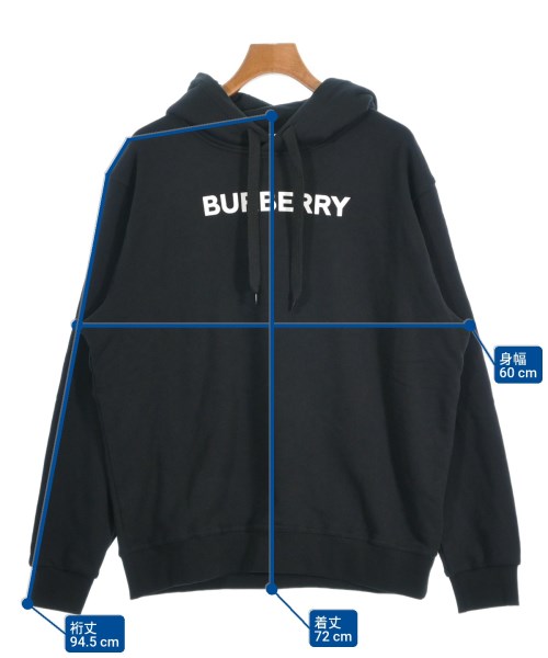 BURBERRY（バーバリー）パーカー 黒 サイズ:L メンズ/2200671211035