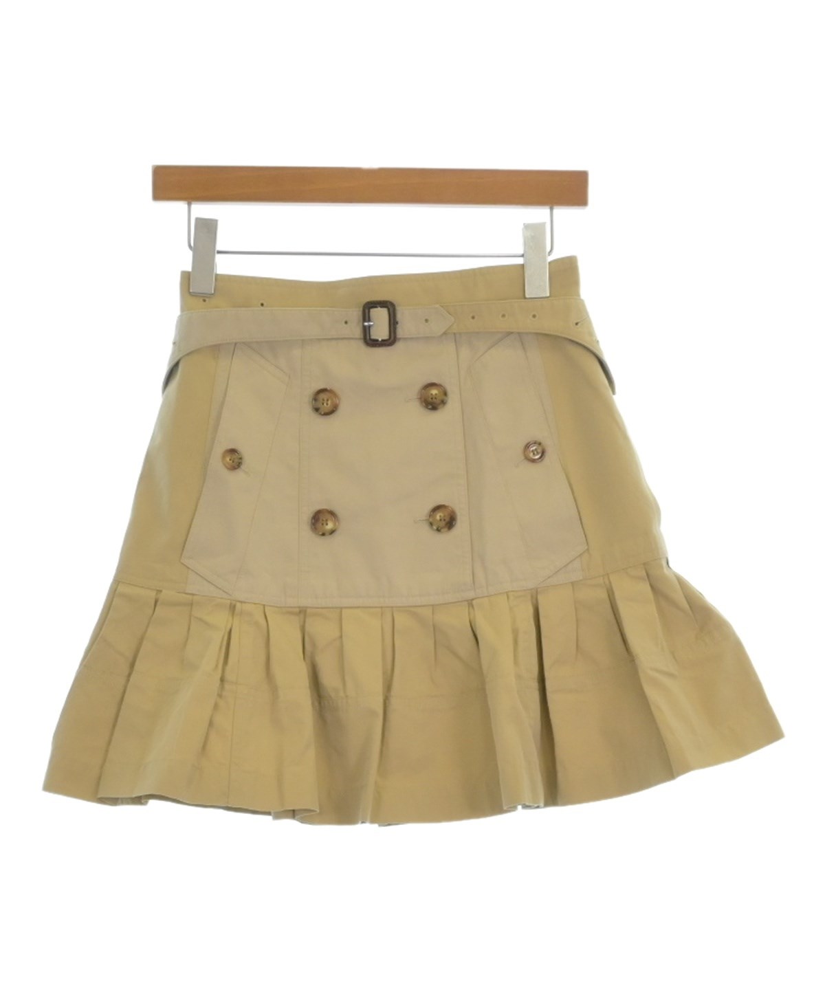 BURBERRY(バーバリー)ミニスカート ベージュ サイズ:38(S位 BURBERRY(バーバリー)ミニスカート ベージュ サイズ:38(S位