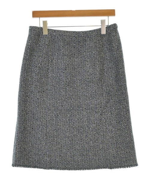 BURBERRY（バーバリー）ひざ丈スカート 紺 サイズ:44(L位) レディース/2200667909069