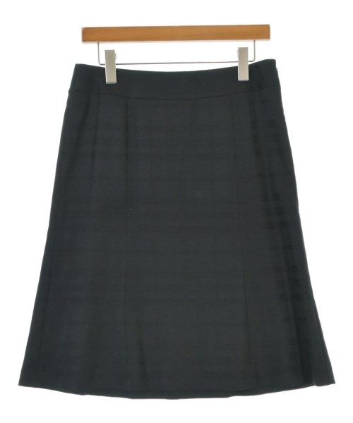 BURBERRY(バーバリー)ひざ丈スカート 黒 サイズ:42(M位)/2200667909090
