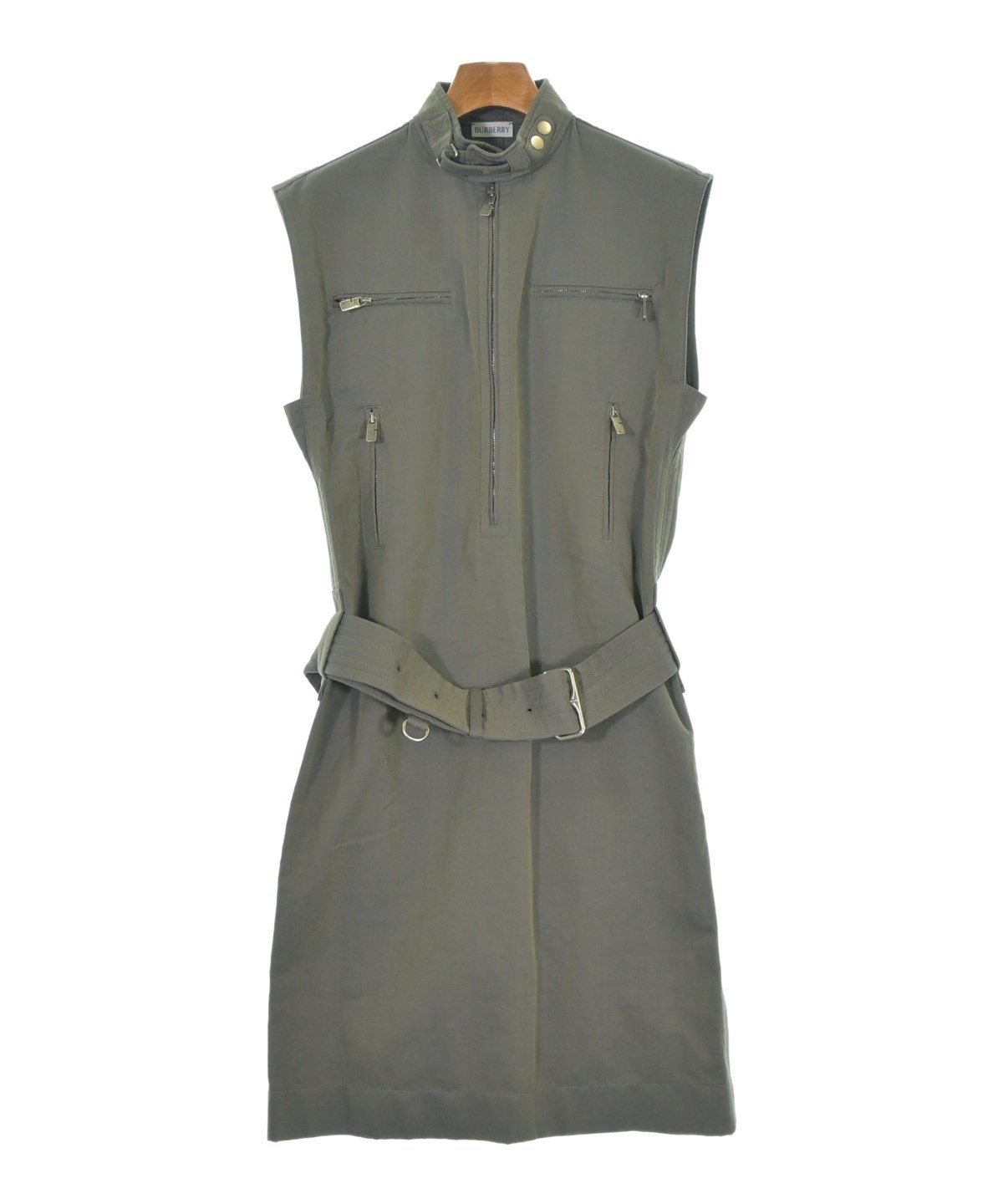 BURBERRY（バーバリー）ワンピース グレー サイズ:4(XL位) レディース
