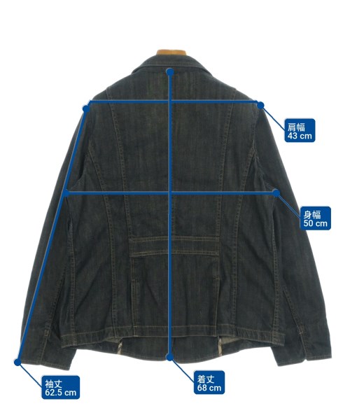 BURBERRY（バーバリー）デニムジャケット 紺 サイズ:48(XXL位) レディース/2200725292010