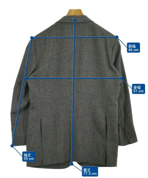 BURBERRY（バーバリー）テーラードジャケット グレー サイズ:-(M位) メンズ/2200723569060