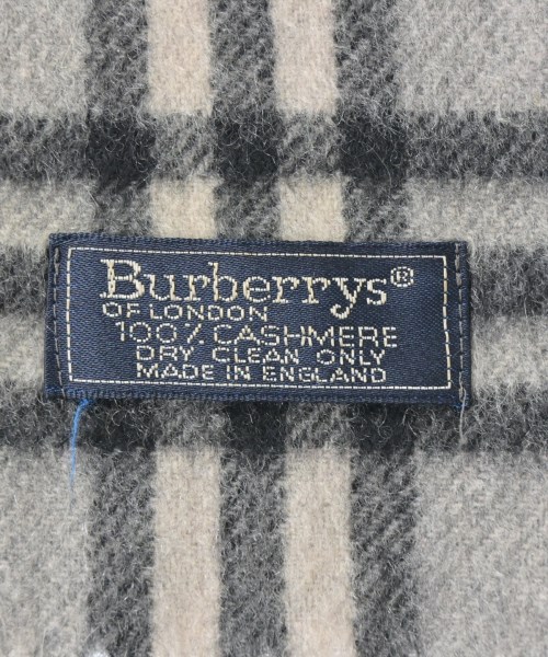 BURBERRY（バーバリー）マフラー グレー サイズ:- メンズ/2200728569096