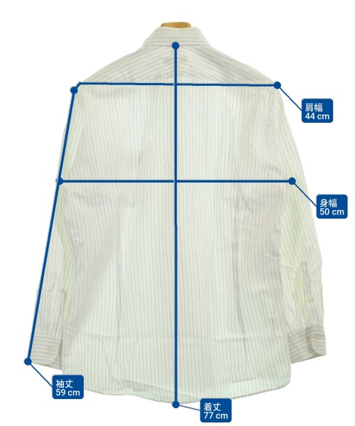 BURBERRY（バーバリー）カジュアルシャツ 白 サイズ:L メンズ/2200733106033