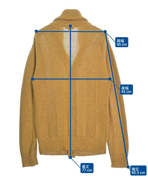 BURBERRY（バーバリー）カーディガン オレンジ サイズ:40(M位) メンズ/2200733106170