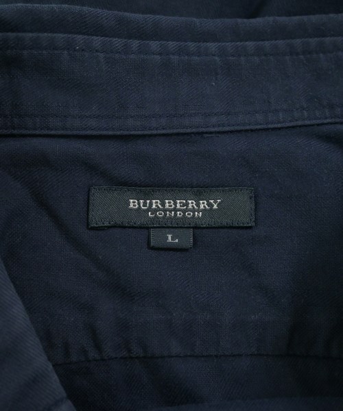 BURBERRY（バーバリー）カジュアルシャツ 紺 サイズ:L メンズ/2200733106200