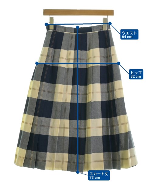 BURBERRY（バーバリー）ロング・マキシ丈スカート 紺 サイズ:-(S位) レディース/2200725466138