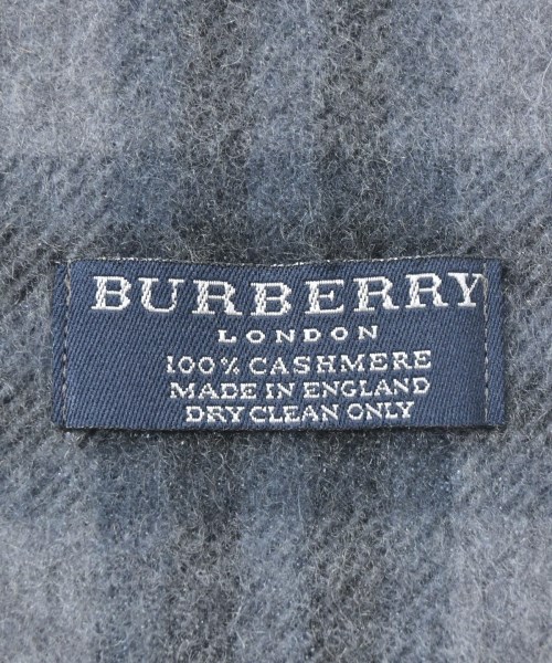 BURBERRY（バーバリー）マフラー グレー サイズ:- メンズ/2200733910067