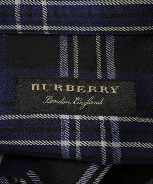 BURBERRY（バーバリー）カジュアルシャツ 紺 サイズ:41(XL位) メンズ/2200732205126