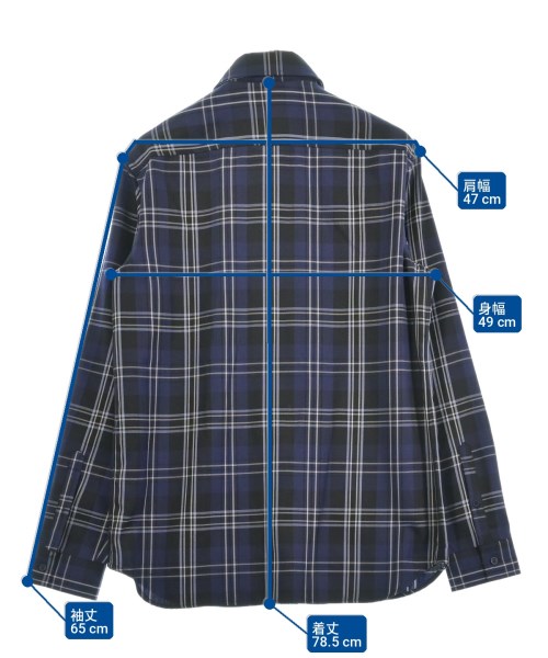 BURBERRY（バーバリー）カジュアルシャツ 紺 サイズ:41(XL位) メンズ/2200732205126