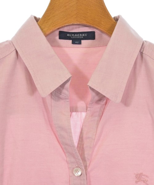 BURBERRY（バーバリー）カジュアルシャツ ピンク サイズ:42(M位) レディース/2200725677152