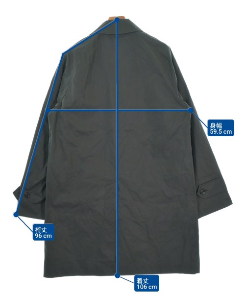 BURBERRY（バーバリー）ステンカラーコート 緑 サイズ:50(XL位) メンズ/2200735525016