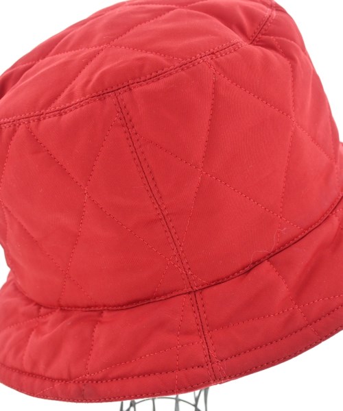 BURBERRY（バーバリー）ハット 赤 サイズ:M レディース/2200719891038