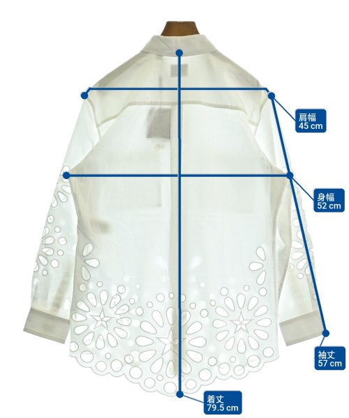 BURBERRY（バーバリー）ブラウス 白 サイズ:US4(M位) レディース/2200720366044