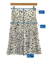 BURBERRY（バーバリー）ひざ丈スカート 白 サイズ:36(XS位) レディース/2200721136011
