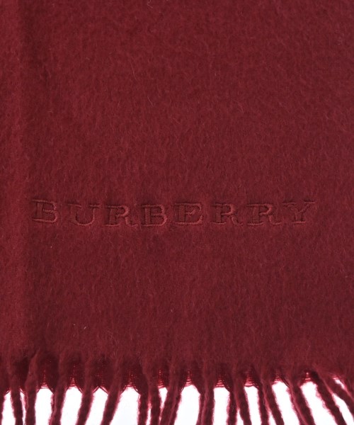 BURBERRY（バーバリー）マフラー 赤 サイズ:- レディース/2200716861416