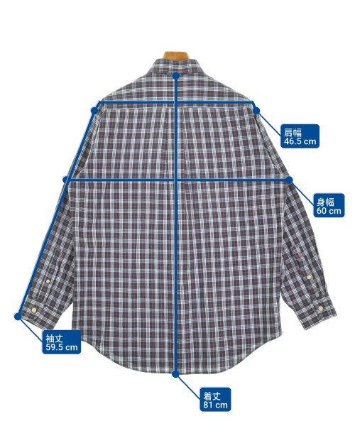BURBERRY（バーバリー）カジュアルシャツ 紺 サイズ:41(L位) メンズ/2200722104026